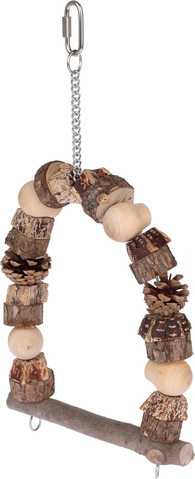 TIAKI Vogelschaukel - Größe S: B 18 x H 25 cm