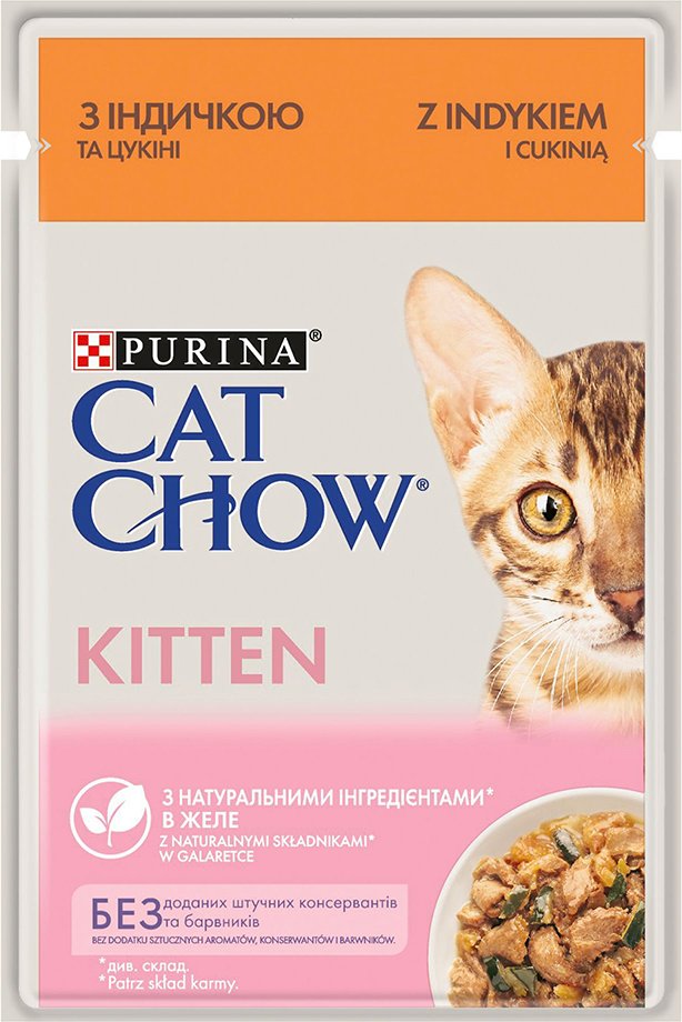 Cat Chow Kitten 26 x 85 g - Truthahn