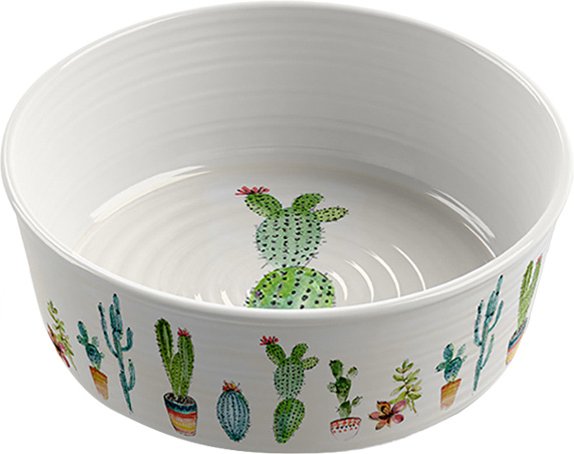 Here Sparky Kaktus Hundenapf - Größe L: 1,9 l, Ø 21,6 cm