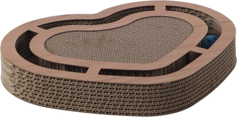 Flamingo Kratzspielzeug Poro Braun - L 42,5 x B 33,5 x H 5,5 cm