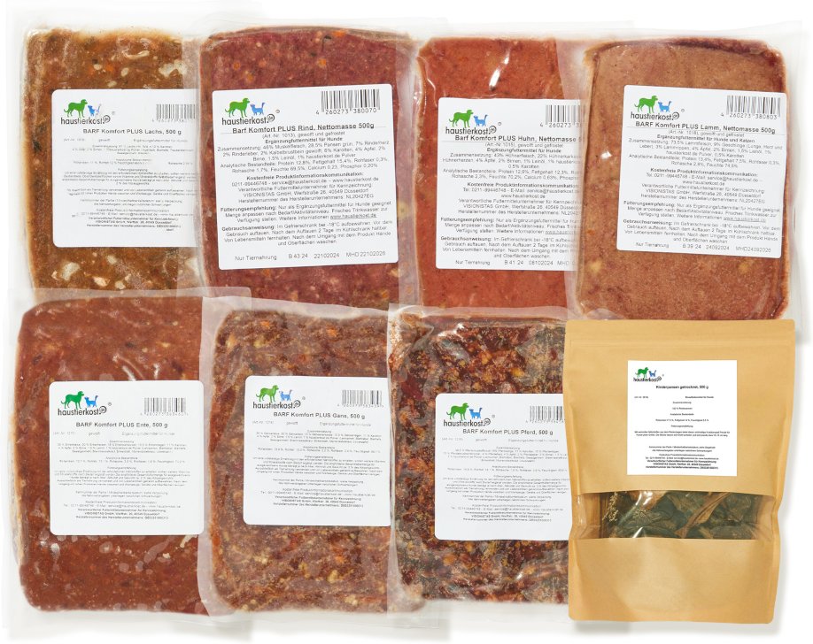 Haustierkost SchnupperBox Menü 1 - 5 kg