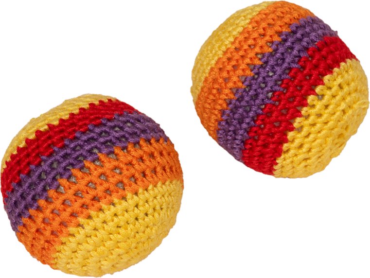 TIAKI Hacky Sacks für Katzen - 2 Stück