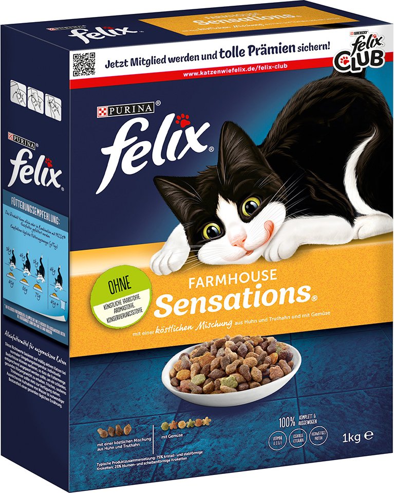 Felix Farmhouse Sensations mit Huhn - Sparpaket: 4 x 1 kg
