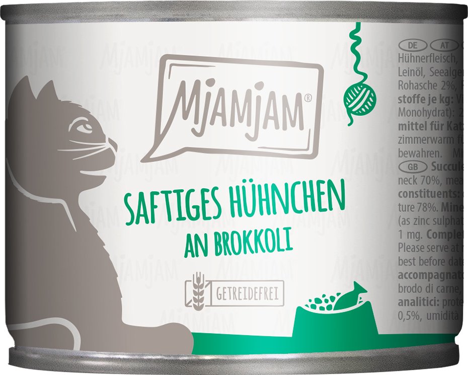 MjAMjAM 6 x 200 g - saftiges Hühnchen an Brokkoli