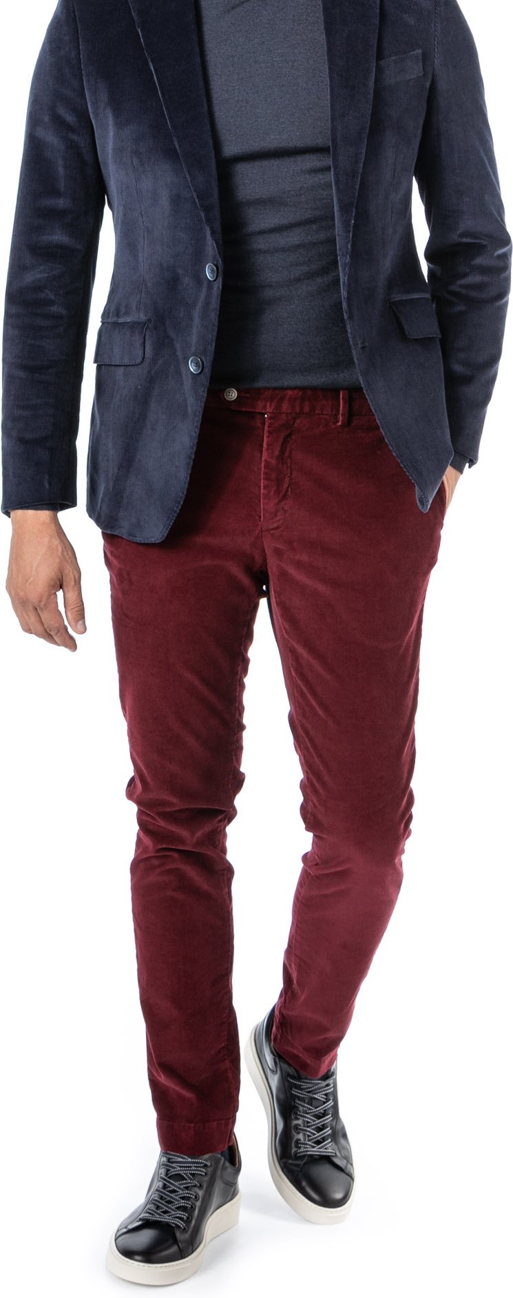 Thumbnail - HACKETT Herren Hose rot Slim Fit