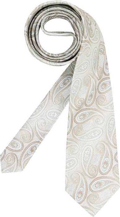 OLYMP Herren Krawatte grün Gemustert,unifarben