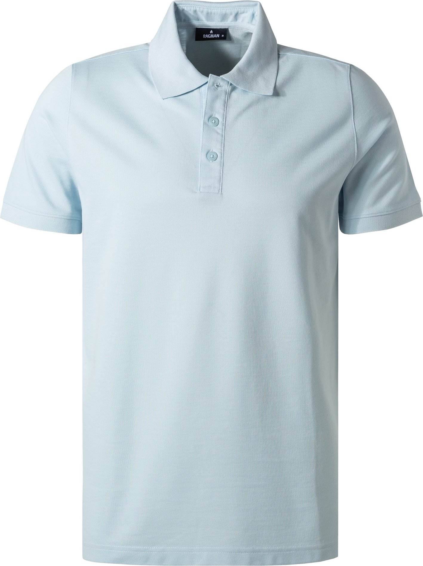 RAGMAN Herren Polo-Shirt blau