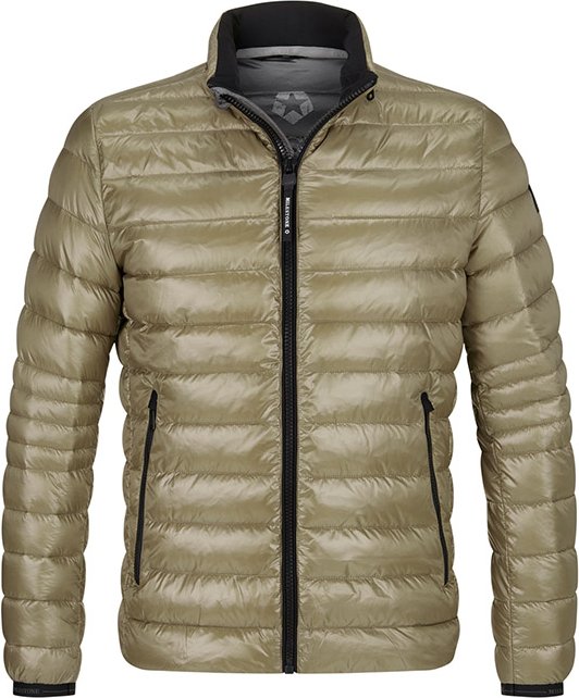Thumbnail - MILESTONE Herren Steppjacke beige unifarben