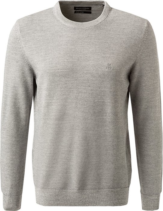 Thumbnail - Marc O'Polo Herren Pullover grau unifarben