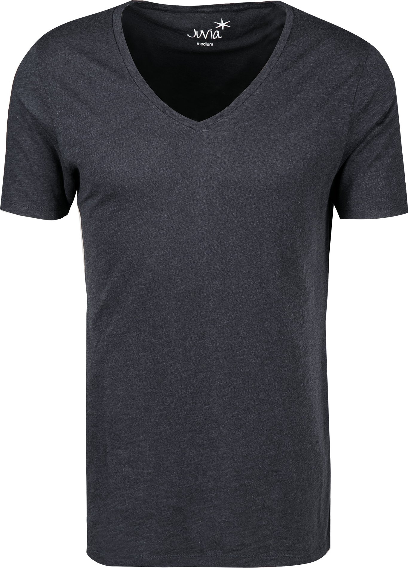 JUVIA Herren T-Shirt blau meliert