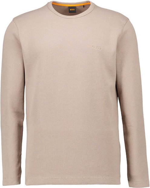 BOSS Orange Herren Longsleeve beige