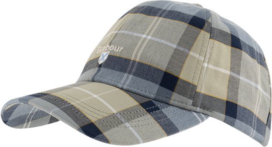 Barbour Herren Cap grün Baumwolle & Mix kariert