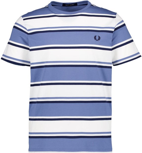 Fred Perry Herren T-Shirt blau gestreift