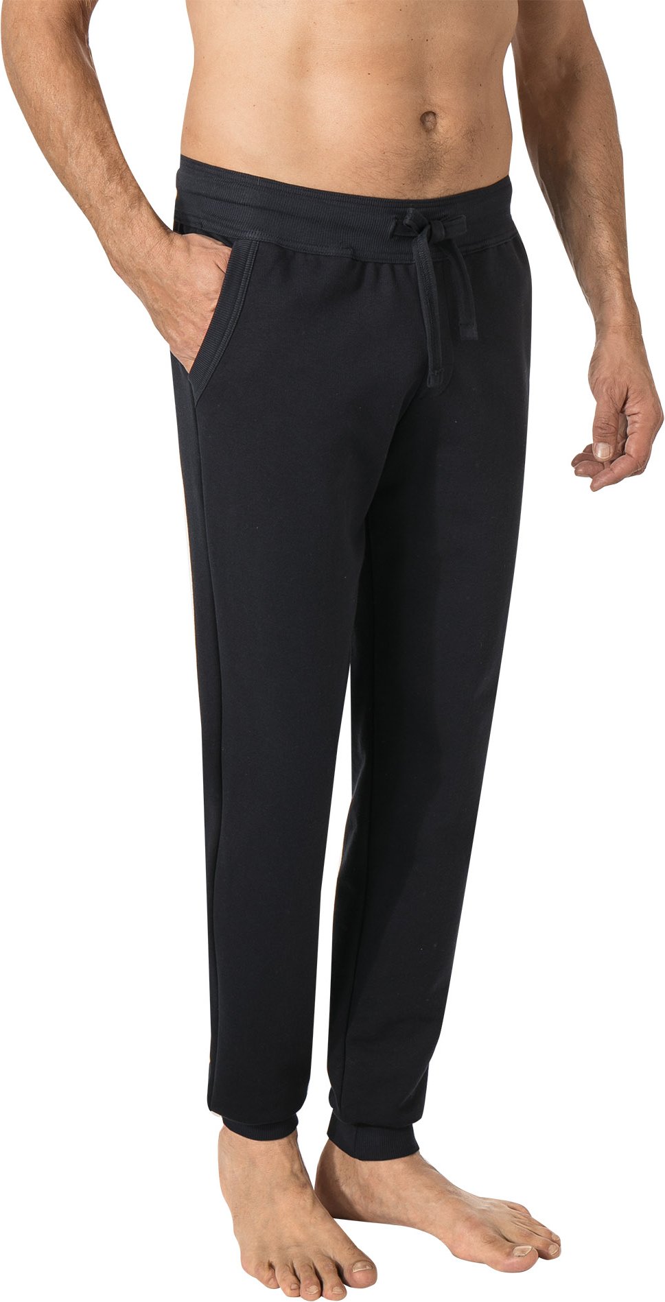 CALIDA Herren Sweatpants blau Baumwolle & Mix unifarben