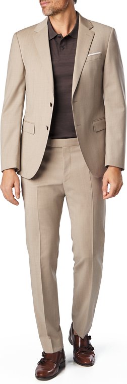 JOOP! Herren Anzüge beige meliert Slim Fit