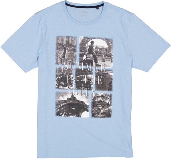 RAGMAN Herren T-Shirt blau