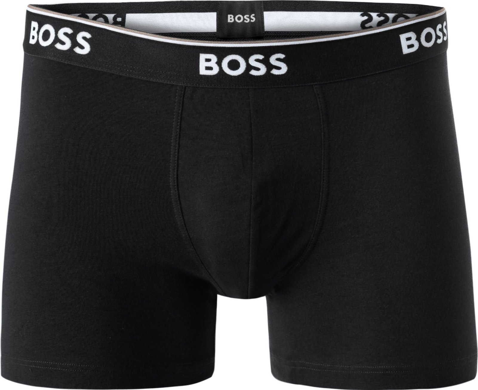 Thumbnail - BOSS Black Herren Trunks schwarz Baumwolle & Mix unifarben