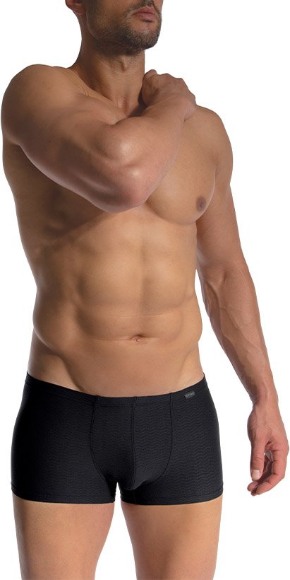 Olaf Benz Herren Unterwäsche schwarz Mikrofaser/Funktion unifarben