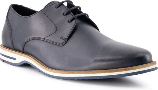LLOYD Herren Derby blau Glattleder