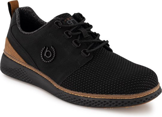 bugatti Herren Sneaker schwarz Textil & Canvas