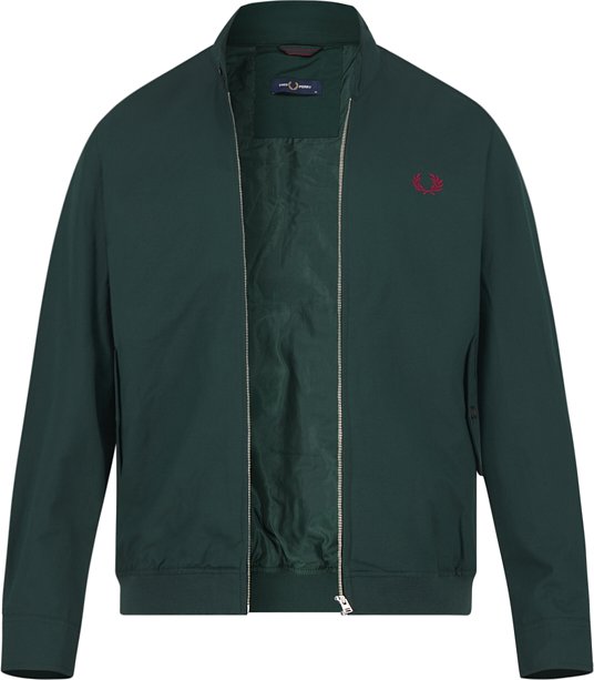 Fred Perry Herren Jacken grün unifarben