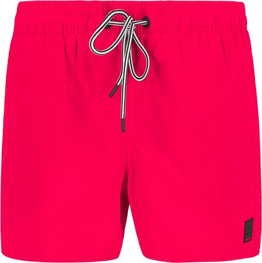 FIRE + ICE Herren Badeshorts rot Mikrofaser unifarben