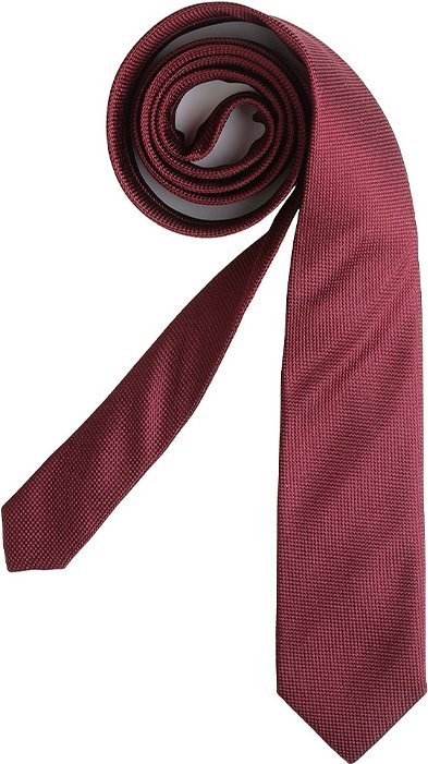 Blick. Aqua Herren Krawatte rot unifarben