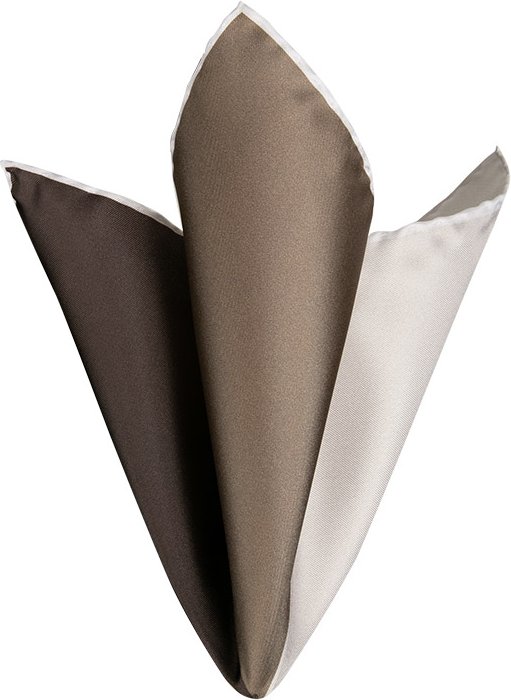 Ascot Herren Einstecktuch braun