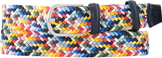 Thumbnail - LA BOUCLE Herren Gürtel mehrfarbig Textil