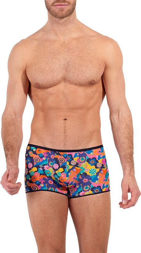 Thumbnail - HOM Herren Trunk mehrfarbig Mikrofaser/Funktion Gemustert,Geprintet