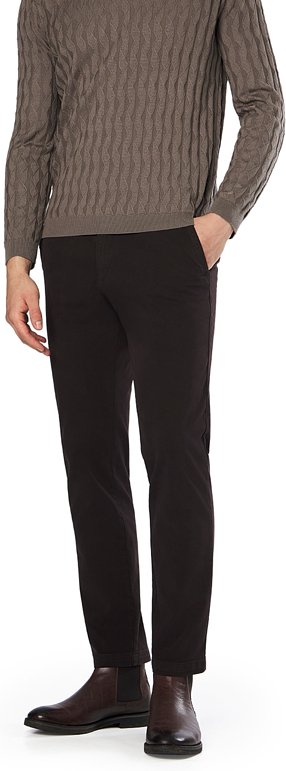 BOSS Black Herren Hosen braun Slim Fit