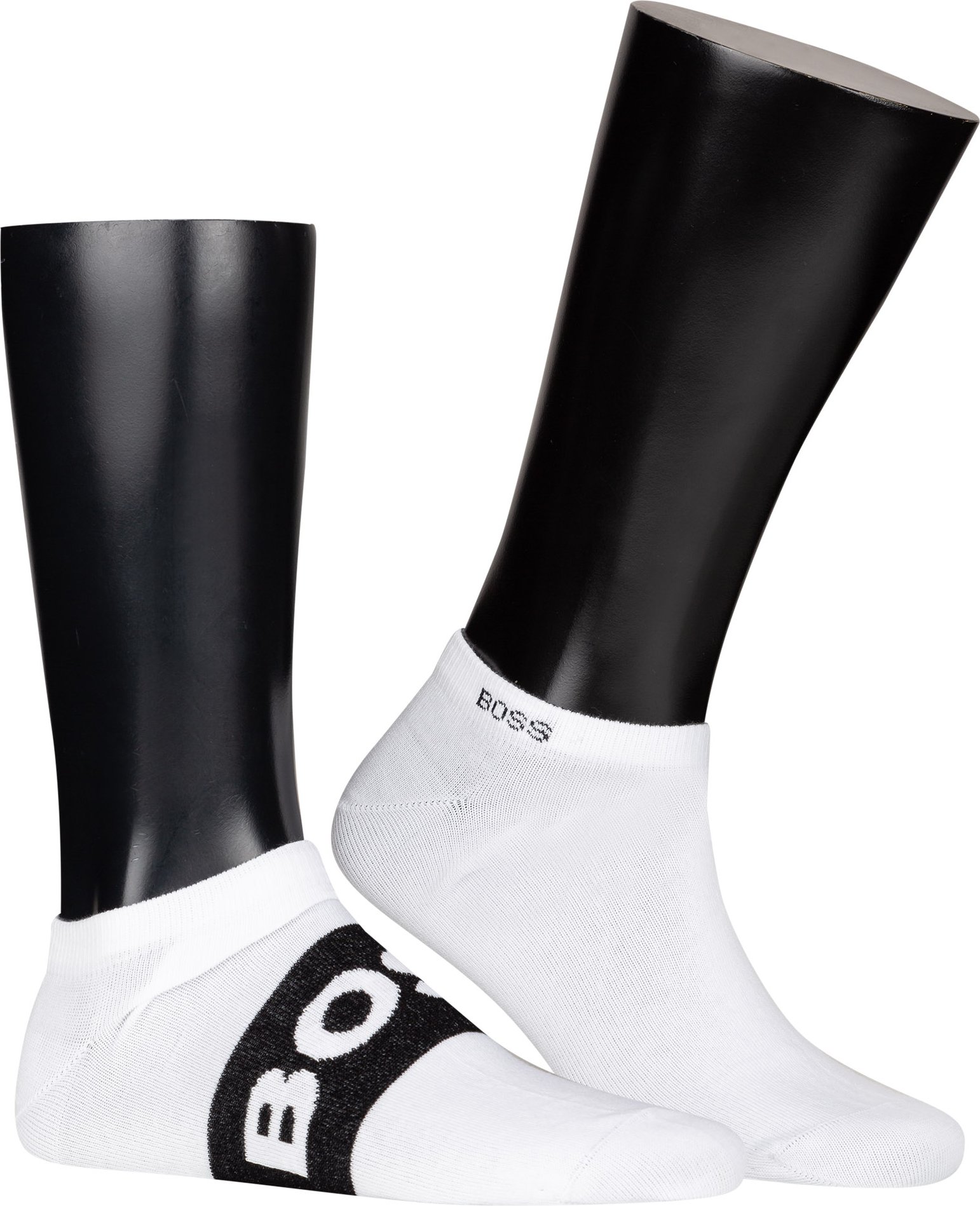 BOSS Black Herren Sneakersocken weiß Baumwolle & Mix unifarben