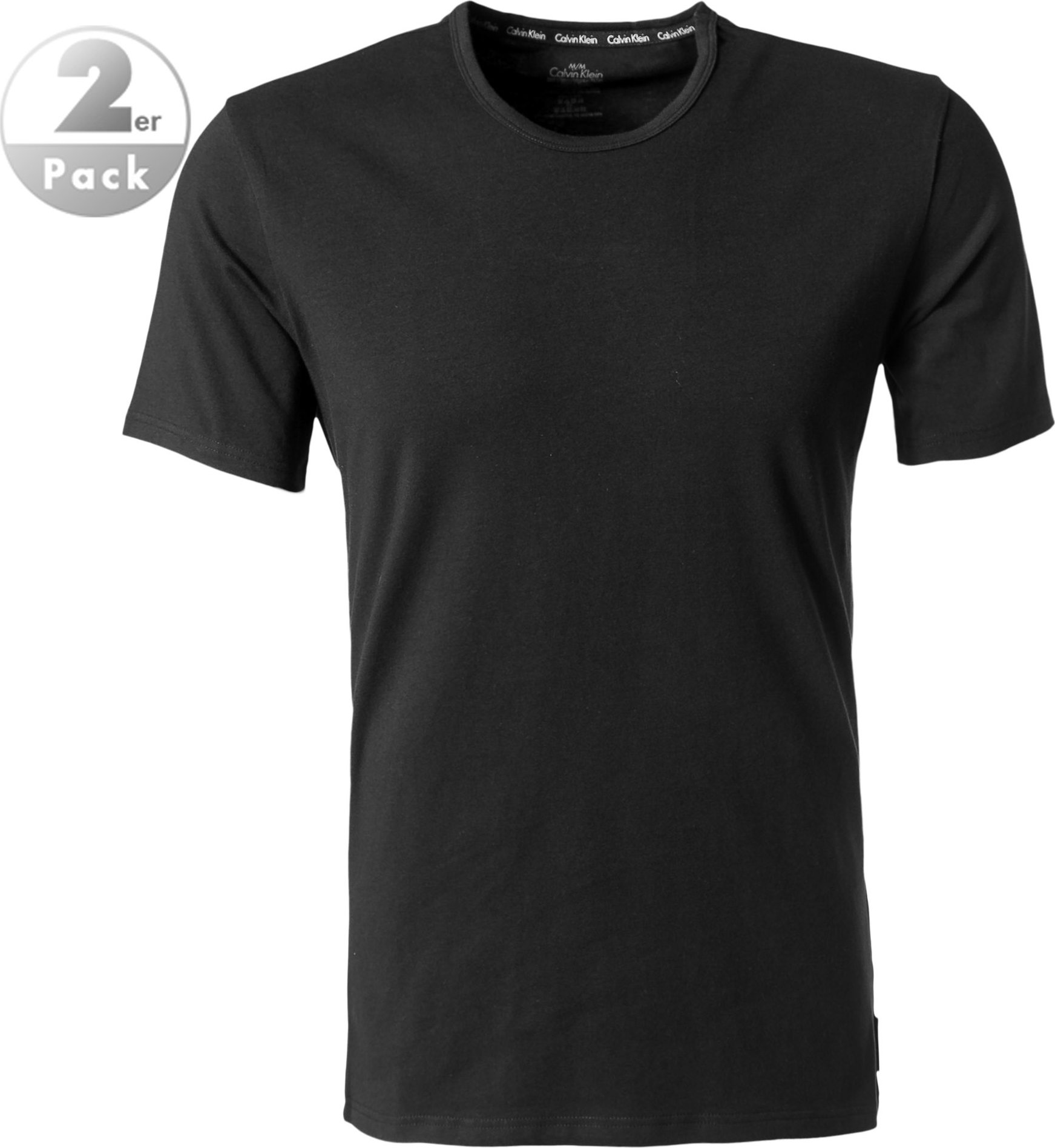 Thumbnail - Calvin Klein Underwear Herren T-Shirts schwarz Baumwolle & Mix unifarben