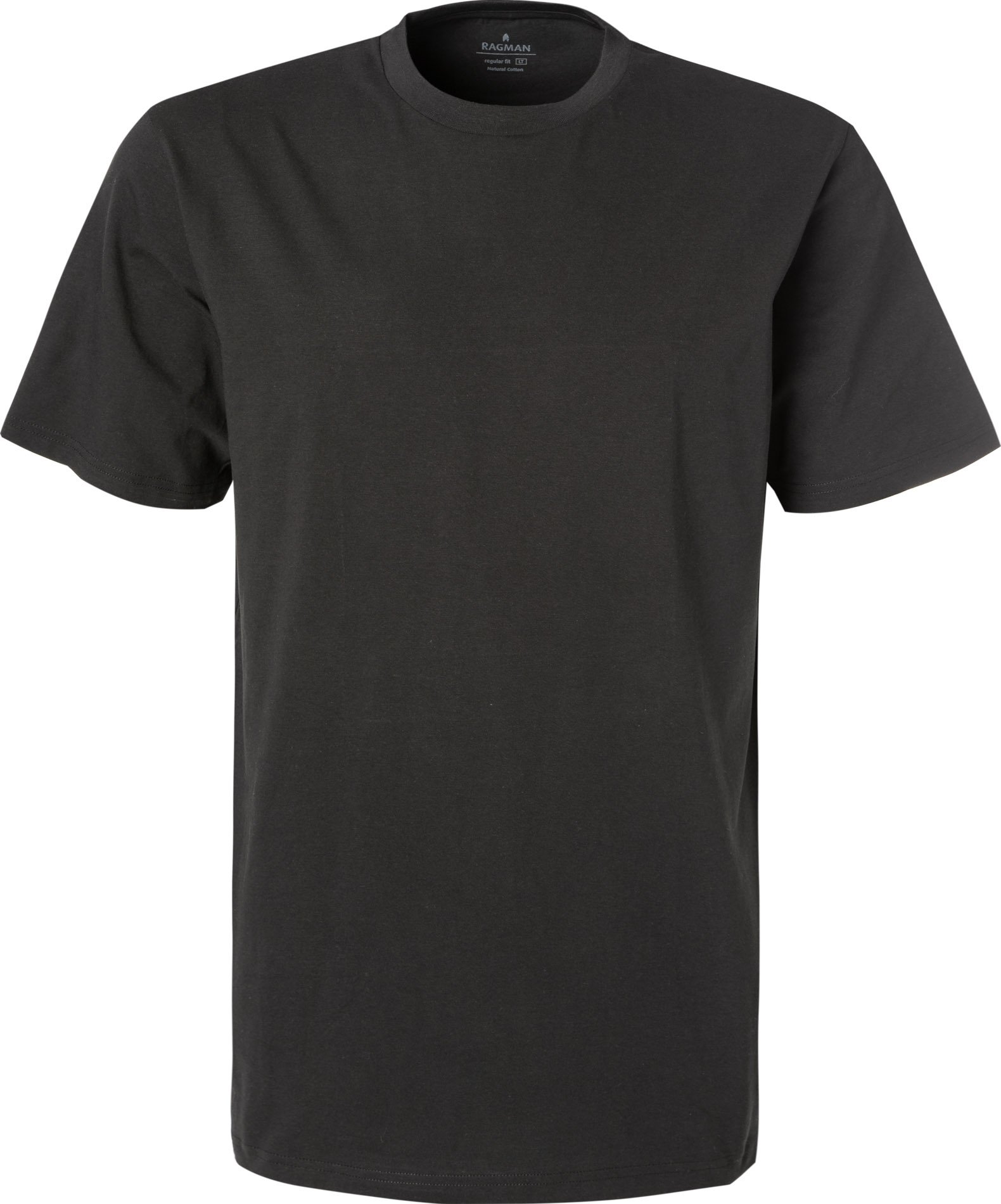 RAGMAN Herren T-Shirt schwarz