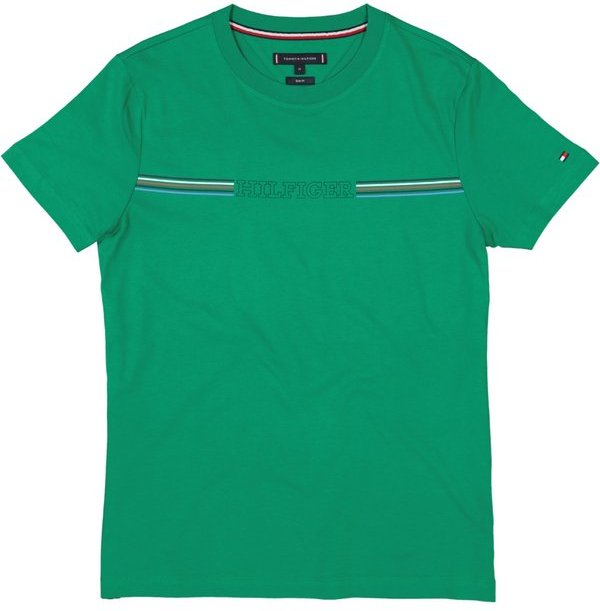 Tommy Hilfiger Herren T-Shirt grün Slim Fit
