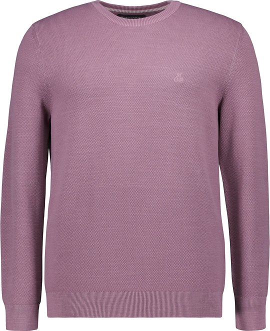 Marc O'Polo Herren Pullover rosa unifarben