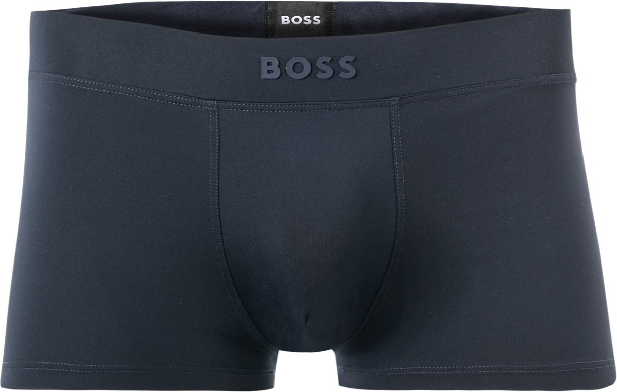 BOSS Black Herren Trunk blau Mikrofaser/Funktion unifarben