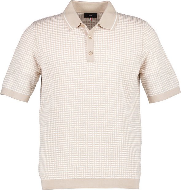 CINQUE Herren Polo-Shirt braun gemustert
