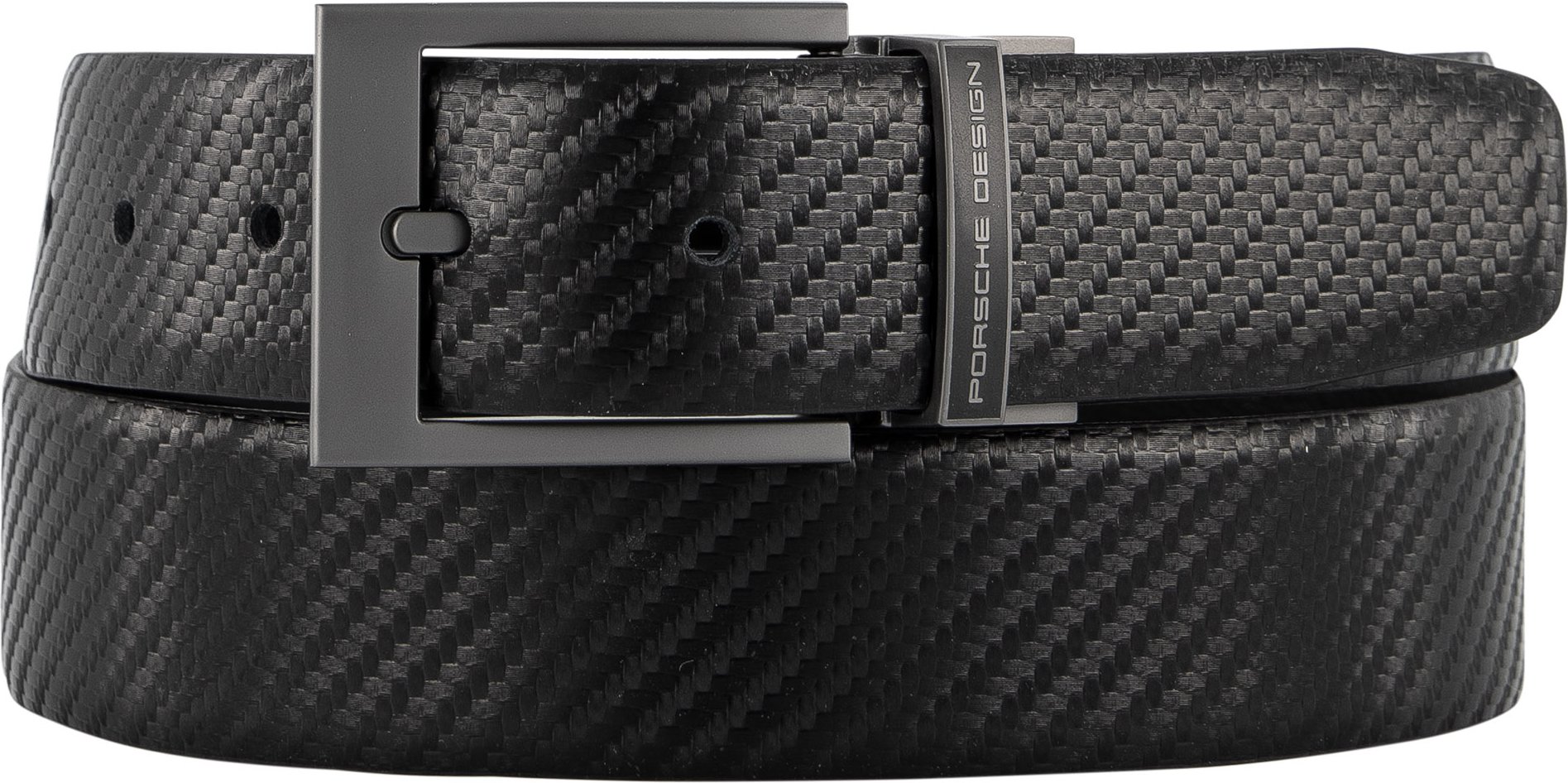 PORSCHE DESIGN Herren Gürtel schwarz Glattleder