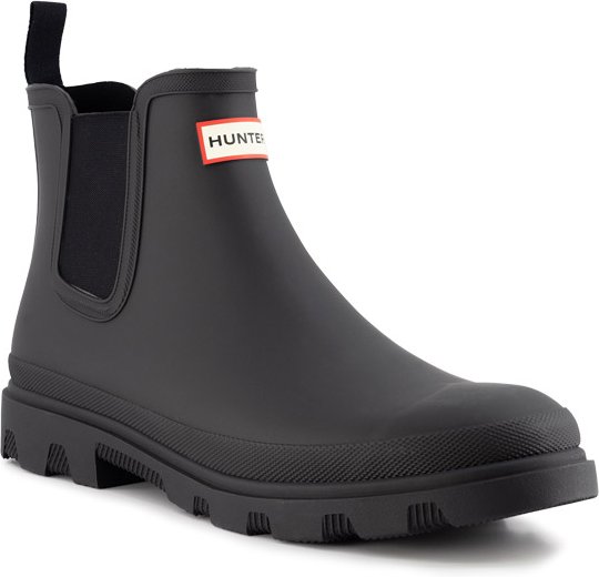 HUNTER Herren Chelsea Boots schwarz