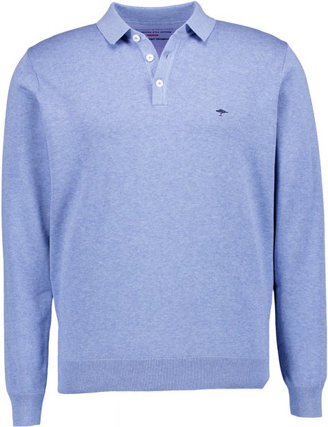 Thumbnail - Fynch-Hatton Herren Pullover blau unifarben