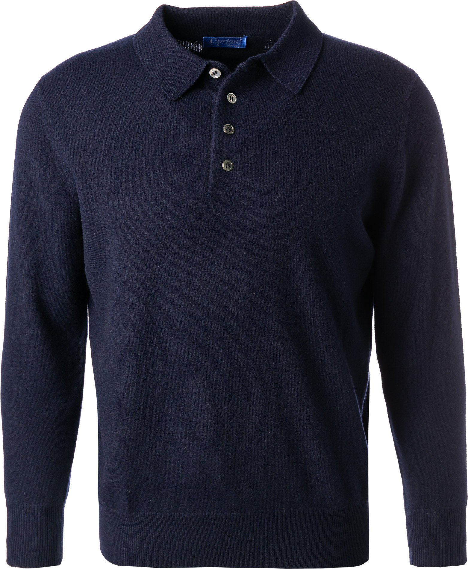 Thumbnail - Cipriani Herren Pullover blau unifarben