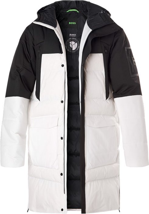 BOSS Green Herren Jacke weiß unifarben