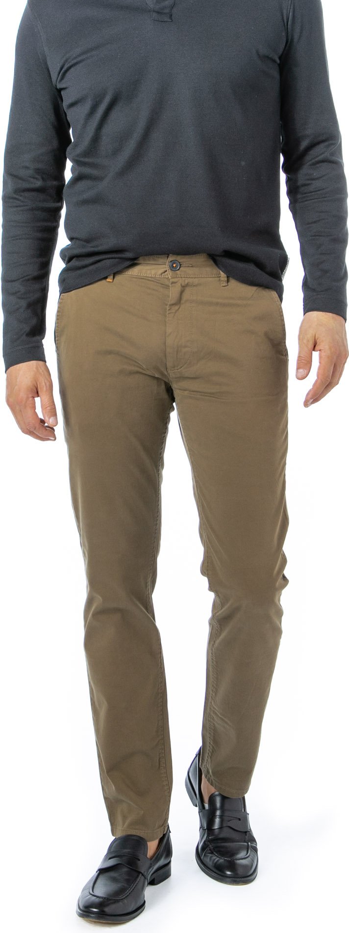 Thumbnail - BOSS Orange Herren Chino grün Slim Fit