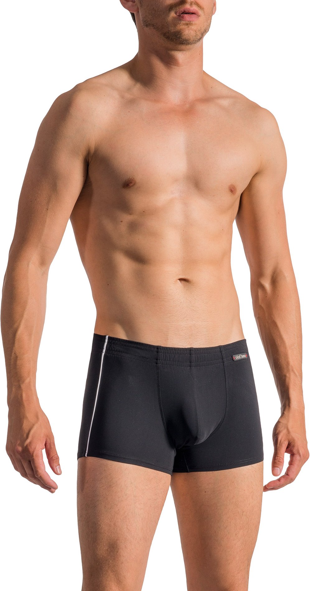 Thumbnail - Olaf Benz Herren Badetrunk schwarz unifarben