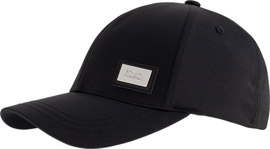 KARL LAGERFELD Herren Cap schwarz Mikrofaser
