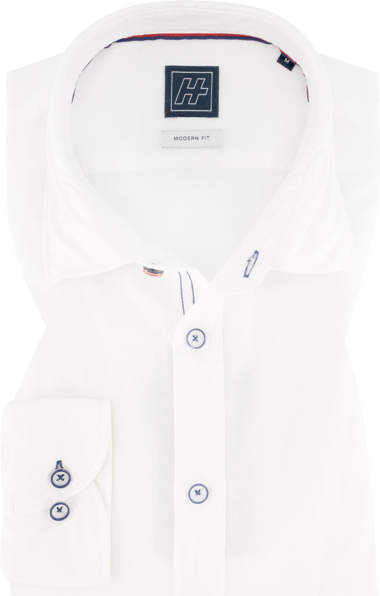 HECHTER PARIS Herren Hemd weiß