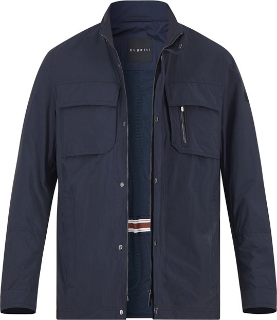 bugatti Herren Jacke blau unifarben