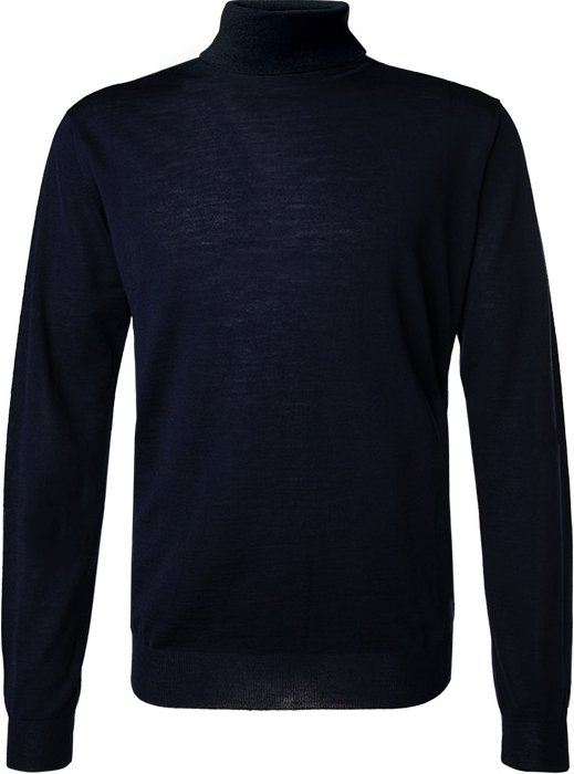 Thumbnail - Stenströms Herren Rollkragenpullover blau unifarben