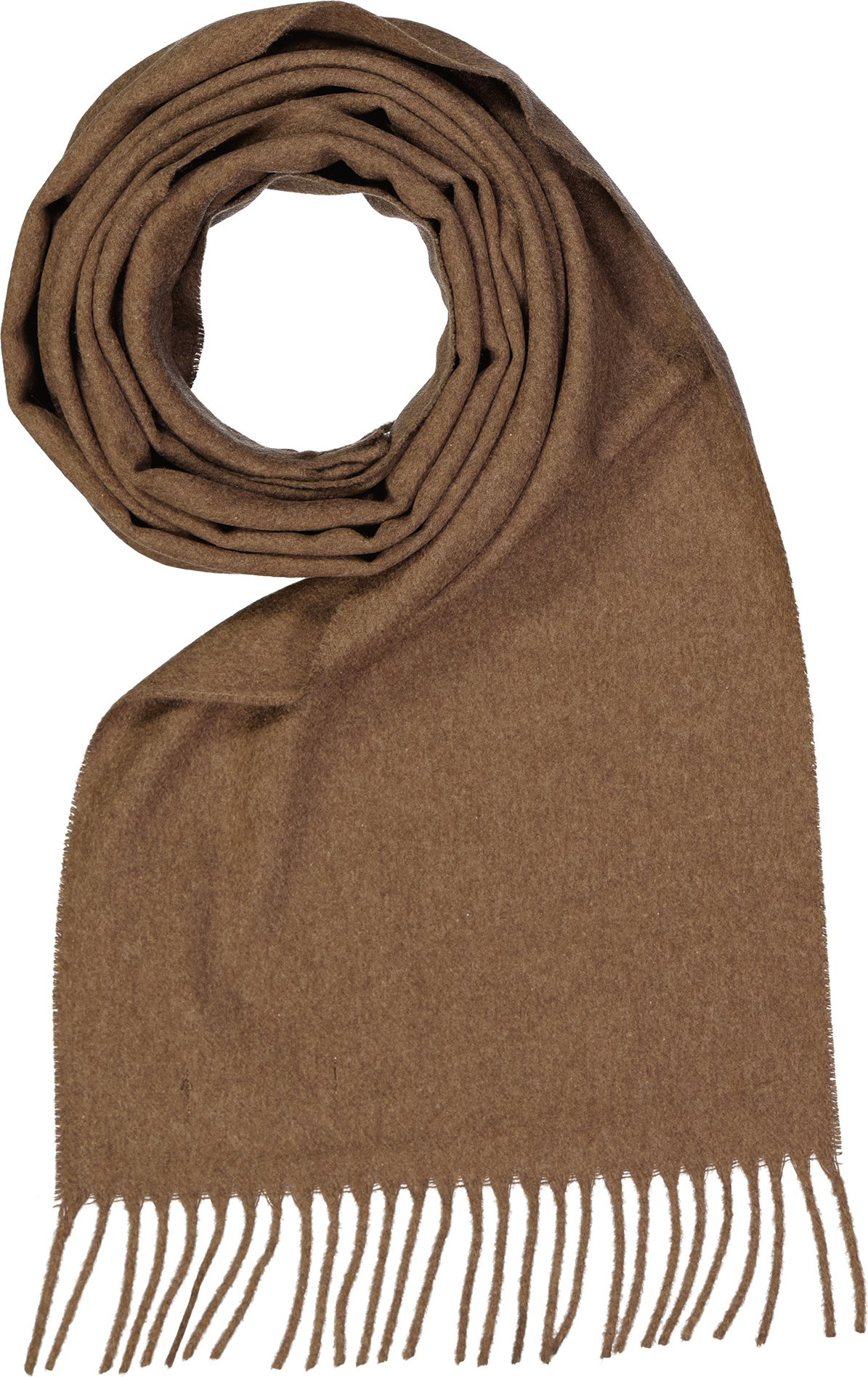 DANTE Herren Schal braun Kashmere-Wolle